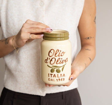 Cutlery Jar Olio D'Oliva - Things I Like Things I Love