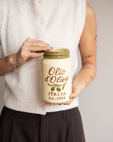 Cutlery Jar Olio D'Oliva - Things I Like Things I Love