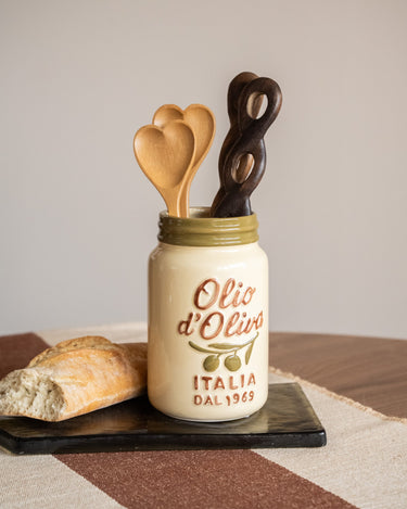 Cutlery Jar Olio D'Oliva - Things I Like Things I Love