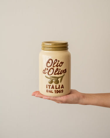 Cutlery Jar Olio D'Oliva - Things I Like Things I Love