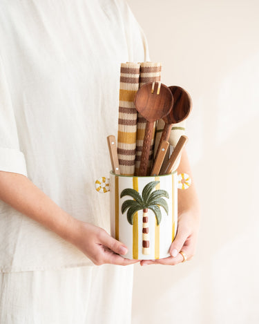 Cutlery Jar Palora Palm - Things I Like Things I Love