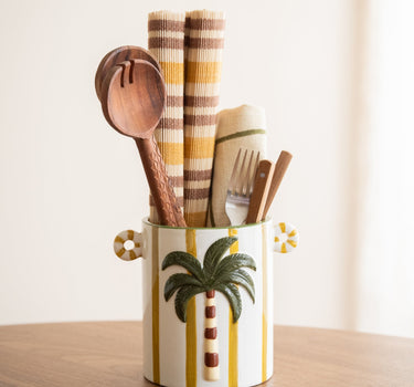 Cutlery Jar Palora Palm - Things I Like Things I Love