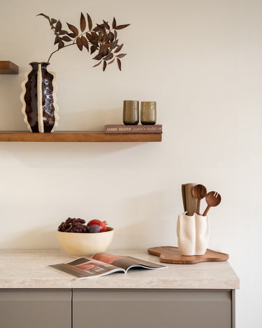 Cutlery Jar Sanguli Creme - Things I Like Things I Love