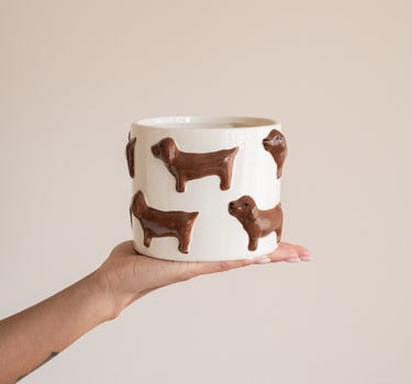 Cutlery Jar Sausage Dog - Things I Like Things I Love