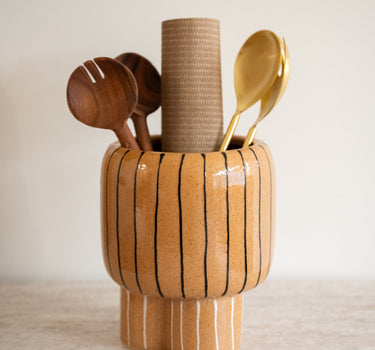 Cutlery Jar Tera Lines - Things I Like Things I Love