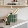 Cutlery Jar Tiles Moss Green - Things I Like Things I Love