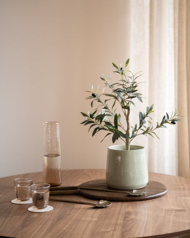 Cutlery Jar Zenna Green - Things I Like Things I Love