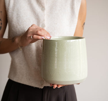 Cutlery Jar Zenna Green - Things I Like Things I Love