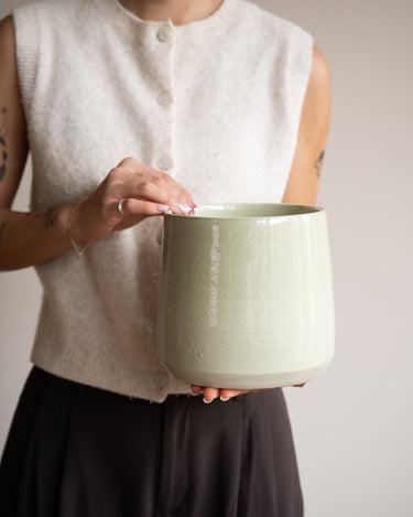 Cutlery Jar Zenna Green - Things I Like Things I Love