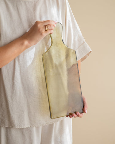 Cutting Board Glass Olive Green - Things I Like Things I Love
