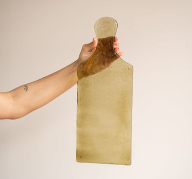Cutting Board Glass Olive Green - Things I Like Things I Love