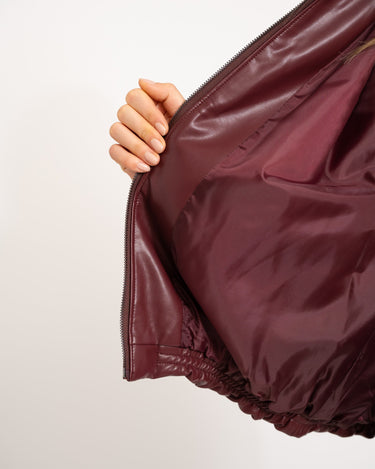 Danny Jacket PU Bordeaux One Size - Things I Like Things I Love