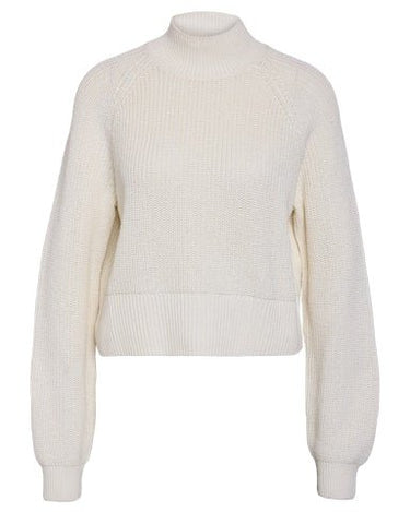Dara High Neck Knit Eggnog - Things I Like Things I Love