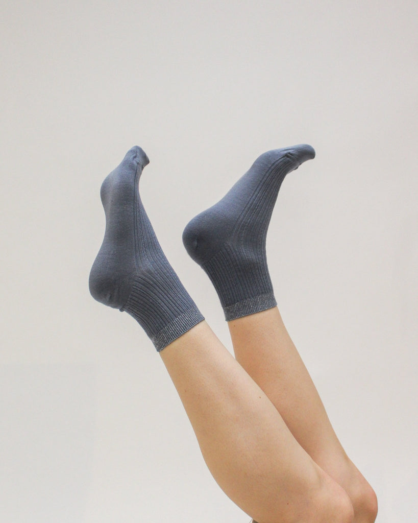 Darya Socks Stone Blue - Things I Like Things I Love