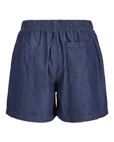 Debby Almira Chambray Shorts Donker Blauw Denim - Things I Like Things I Love