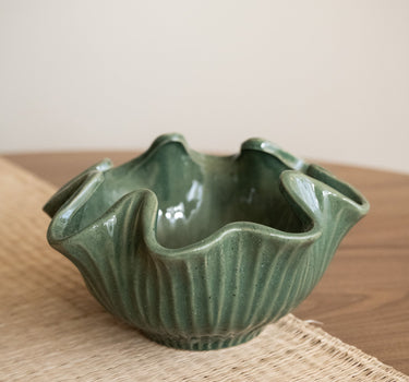 Deco Bowl Leafie Green - Things I Like Things I Love