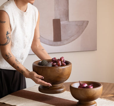 Deco Bowl Madera Brown - Things I Like Things I Love