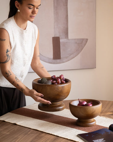 Deco Bowl Madera Brown - Things I Like Things I Love