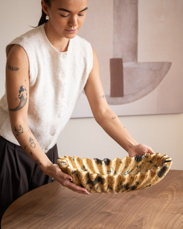 Deco Bowl Marine Shell Speckled - Things I Like Things I Love