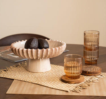 Deco Bowl Plinth Beige - Things I Like Things I Love