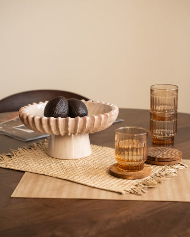 Deco Bowl Plinth Beige - Things I Like Things I Love