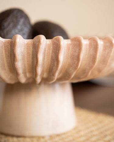 Deco Bowl Plinth Beige - Things I Like Things I Love