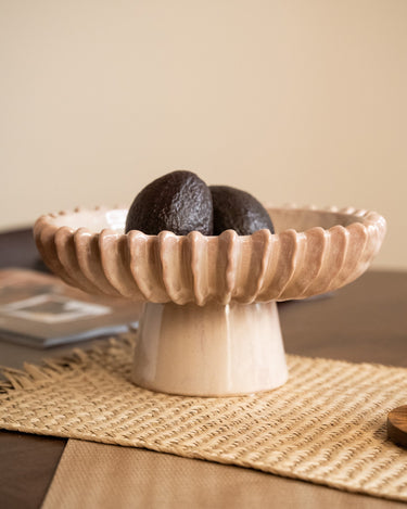 Deco Bowl Plinth Beige - Things I Like Things I Love