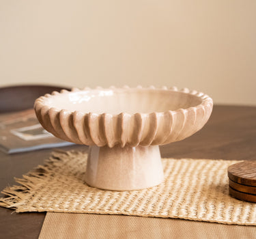 Deco Bowl Plinth Beige - Things I Like Things I Love