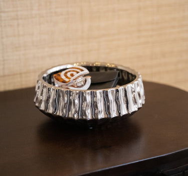 Deco Bowl Shiny Silver - Things I Like Things I Love