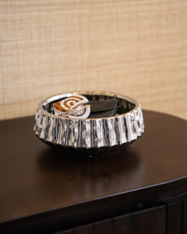 Deco Bowl Shiny Silver - Things I Like Things I Love