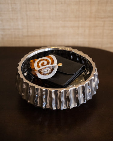 Deco Bowl Shiny Silver - Things I Like Things I Love