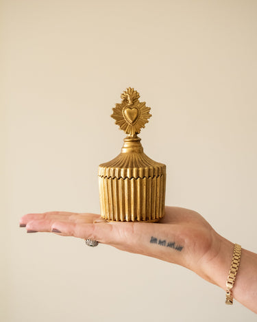 Deco Box Golden Heart - Things I Like Things I Love