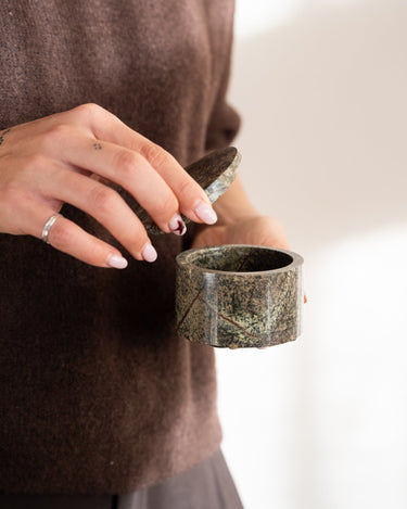 Deco Box Green Marble Green - Things I Like Things I Love