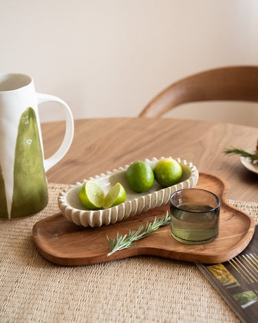 Deco Dish Spike Speckled Beige - Things I Like Things I Love