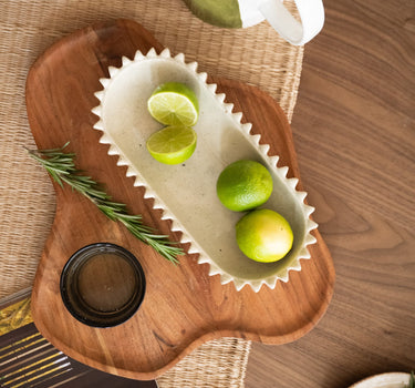 Deco Dish Spike Speckled Beige - Things I Like Things I Love