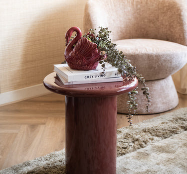 Deco Planter Swan Burgundy - Things I Like Things I Love