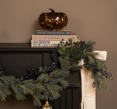 Deco Pumpkin Led Glass Brown - Things I Like Things I Love