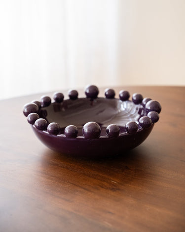 Deco Schaal Dotty Aubergine - Things I Like Things I Love