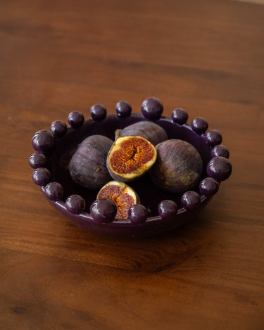 Deco Schaal Dotty Aubergine - Things I Like Things I Love