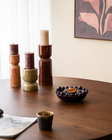 Deco Schaal Dotty Aubergine - Things I Like Things I Love