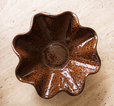 Deco Schaal Godeni Keramiek Bruin - Things I Like Things I Love