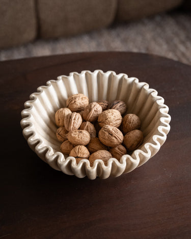 Deco Schaal Rib Beige - Things I Like Things I Love