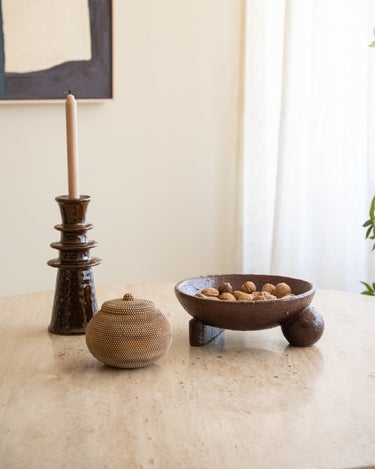 Deco Schaal Xavi Bruin - Things I Like Things I Love