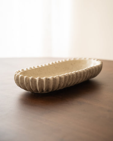 Deco Serveeschaal Spike Beige - Things I Like Things I Love