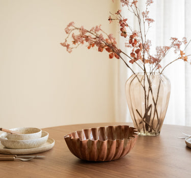 Deco Tray Rib Amber - Things I Like Things I Love