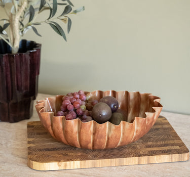 Deco Tray Rib Amber - Things I Like Things I Love