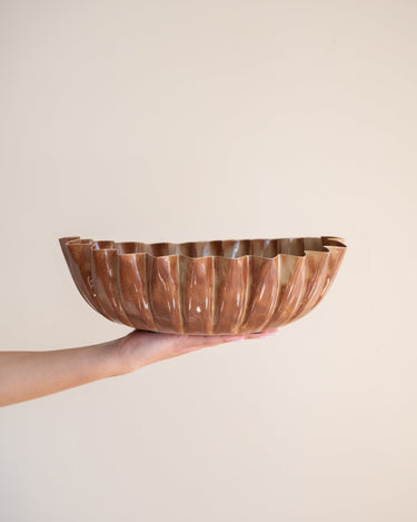 Deco Tray Rib Amber - Things I Like Things I Love