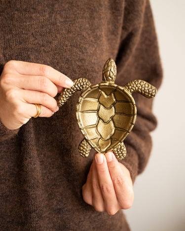 Deco Tray Turtle Gold - Things I Like Things I Love