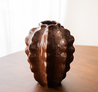 Deco Vaas Arefu Bruin - Things I Like Things I Love