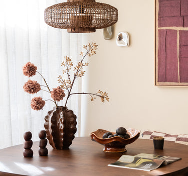 Deco Vaas Arefu Bruin - Things I Like Things I Love